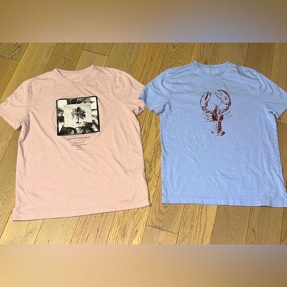Banana Republic Men’s Short Sleeve Tee Bundle - Picture 1 of 3